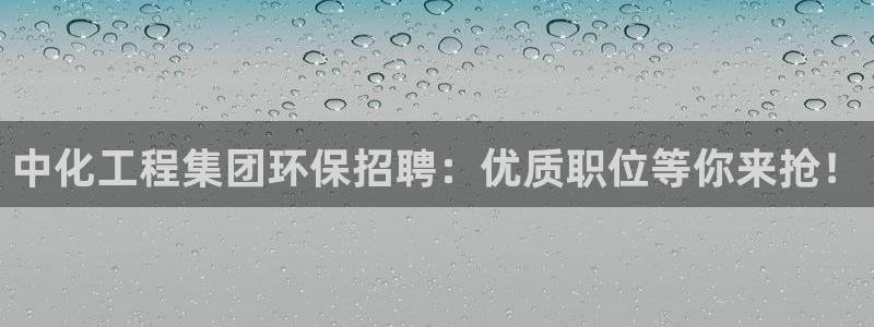 亿万红包版下载正版：中化工程集团环保招聘：优质职位等你来抢！
