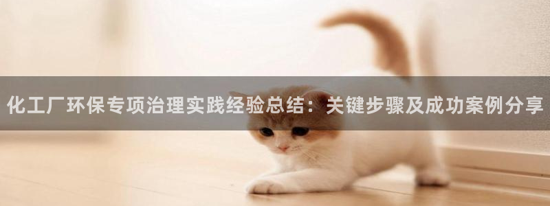 亿万先生官方网站：化工厂环保专项治理实践经验总结：关键步骤及成功案例分享