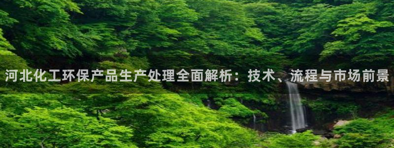 亿万先生客服：河北化工环保产品生产处理全面解析：技术、流程与市场前景