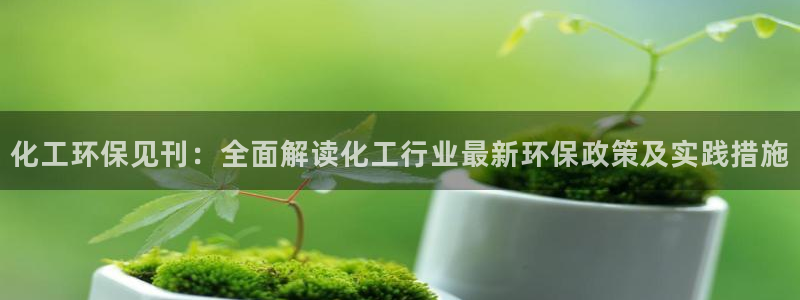 亿万手游官网网址：化工环保见刊：全面解读化工行业最新环保政策及实践措施