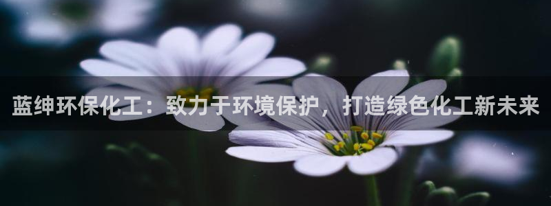 亿万先生手游下载：蓝绅环保化工：致力于环境保护，打造绿色化工新未来