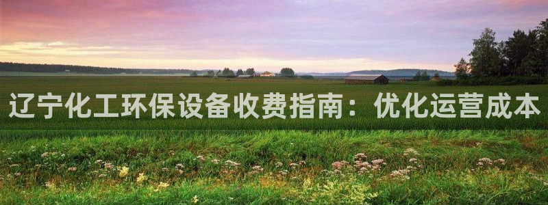 亿万网络科技有限公司：辽宁化工环保设备收费指南：优化运营成本