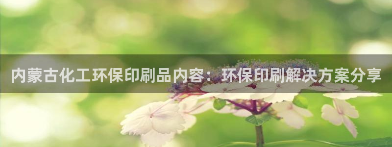 亿万先生007网页登录不了：内蒙古化工环保印刷品内容：环保印刷解决方案分享