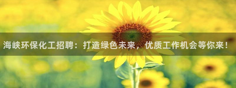 亿万小说免费阅读全文：海峡环保化工招聘：打造绿色未来，优质工作机会等你来！
