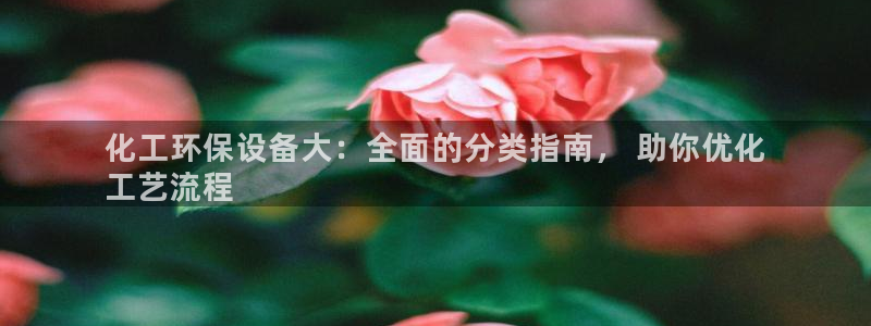 mr8001亿万先生在线存款：化工环保设备大：全面的分类指南， 助你优化
工艺流程
