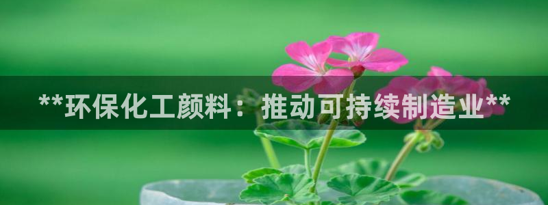 亿万先生合并：**环保化工颜料：推动可持续制造业**
