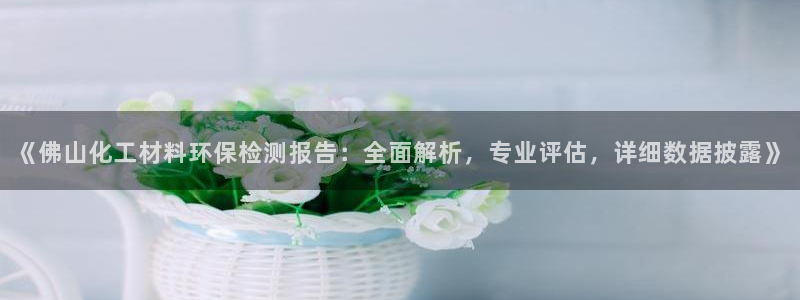 亿万首富手游兑换码：《佛山化工材料环保检测报告：全面解析，专业评估，详细数据披露》