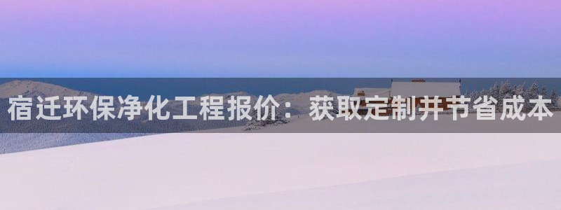 亿万先生 菲律宾：宿迁环保净化工程报价：获取定制并节省成本