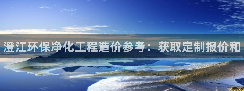 mr001亿万先生：澄江环保净化工程造价参考：获取定制报价和